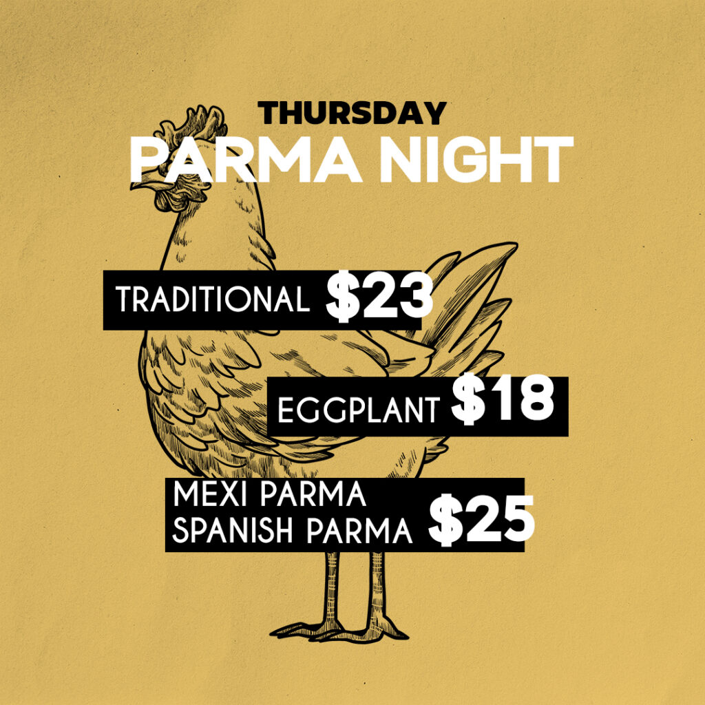 Parma Night at Sooki Lounge